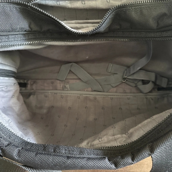 Christian Dior Authentic Retro Duffel Bag Great Condition Large Black Brown - Picture 9 of 10